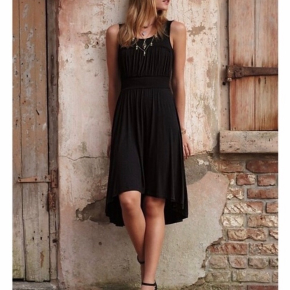 Anthropologie Savoy Annabel Black Dress